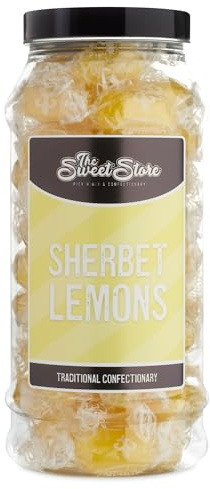 Sherbet Lemon Retro Sweets, Sweet Jar, Gift, The Sweet Store