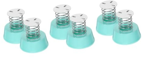 Yardwe 6stücke Schüttelkopf Spielzeug Doll Spring Base Für Auto Armaturenbrett Flexibler Metallfederhalter Für Deko Geeignet Für Motorräder Leuchtendes Design