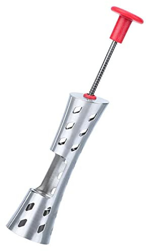 PAMINGONO Rimuovi Nocciolo Ciliegie Inossidabile Strumento Manuale Ergonomico per Rimuovere Noccioli di Giuggiola e Ciliegie Facile da Pulire e Sicuro per Cucina Design Molla Automatico