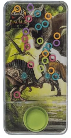 MIBANDERA Mini Wasserspiele, Ring-Wasserspiele für Mädchen und Jungen, Reisespiel, Aguaplay, Water Geme. Aqua Play (Dinosaur Skill - Spinosaurus)