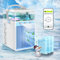 Mini Klimageräte Luftkühler, 4 in 1 USB Tragbare Mobile Klimaanlage mit 6-Eiskästen and App-Steuerung,3 Geschwindigkeits Mini Verdunstungs Klimagerät Air Cooler für Hause, Büro,Reise