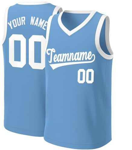 Generisch Personalisiert Basketball Trikot Atmungsaktiv Basketballtrikot Individuelles Spieltrikots Schnelltrocknend Sportshirts Ärmelloss T-Shirts Oberteil For Herren Damen Jung A39 White