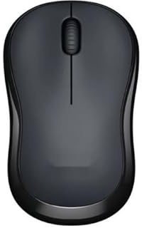 Watio Wave Maus, kabellos, 1200 DPI, Schwarz, ergonomisches Design, USB-Anschluss, Lange Akkulaufzeit, kompatibel mit Mehreren Betriebssystemen