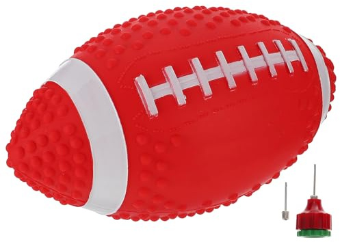 YARNOW Underwater Rugby Pool Ball, Red Water Swimming Ball Plaything for Summer Beach and Pool Party