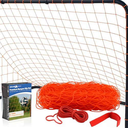 Park & Sun Ersatz-Nylon-Sport-Tornetz: Fußball/Multisport-Tor, Orange, 1,8 m B x 1,2 m H x 9,1 cm T