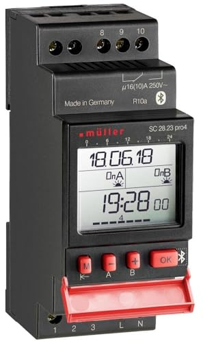 Müller SC 28.23 pro4 230V 50-60Hz Hutschienen-Zeitschaltuhr digital 230 V/AC 4000 W