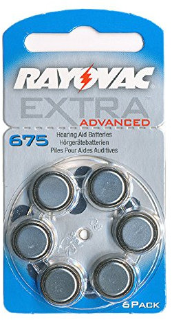 Rayovac - Pilas especiales para audífonos (HA675, PR44, 4600)