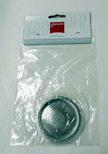 Giannina Nina Caffettiera 2 Pz. Set Guarnizione E Filtro Superiore-Mezza Tazza, Multicolore, Taglia Unica