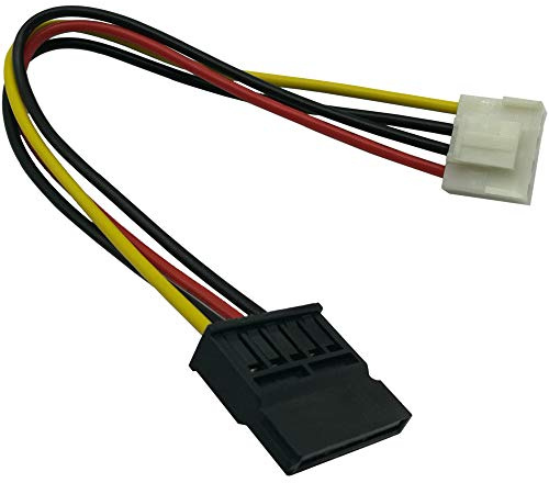 COMeap (2-Pack SATA Power Cable for Hikvision Video Recorder, 4 Pin to SATA Hard Drive HDD Power Adapter 7.5-in(19cm)