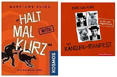 NN. Halt mal kurz & Das Känguru Manifest 4 CD's von Marc Uwe Kling
