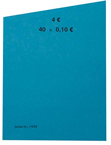EURO Münzen Handrollpapier 50 Stück von 1 Cent bis 2 EUR frei wählbar EUR Münzrollpapier (50 Stück 10 Cent)