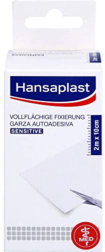 Hansaplast Vollflächige Fixierung sensitive 2m x 10cm, 1 St. Pflaster