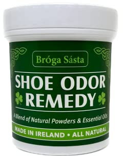 Natural Shoe Odor Eliminator and Foot Odor Eliminator - Developed by a Registered Podiatrist in Ireland - Effective Shoe Deodorizer for all Types of Feet and Footwear - Smelly Shoe Odor Remover 3.5oz