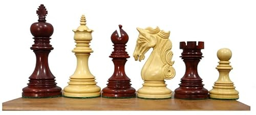 The Shera Series Luxus-Schach-Set – dreifach gewichtete Staunton-Schachfiguren mit 2 Extra-Königinnen