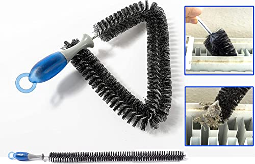 SKYTE® 2 Pack Radiator Brushes Strong & Flexible Bristle Radiator Brush Slim & Long Reach Radiator Duster That Gets Trough Narrow Spaces to Remove Dust & Lint 78cm