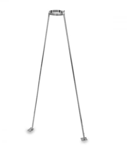 Aussteifungsstange 1,5-2,5 Meter I Zubehör für Kamin und Ofen I ø 200 mm I Stabilisierung Kaminrohr I Windschutz I Für ein ø 150 mm Rohr I Oskar