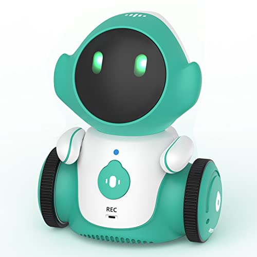 GILOBABY Robot Toys Age 3+, Rechargeable Smart Talking Robotic for Kids, Intelligent Robot with Voice Controlled Touch Sensor, Dancing, Singing, Recording, Repeat, Gifts for Boys & Girls Age 6-12