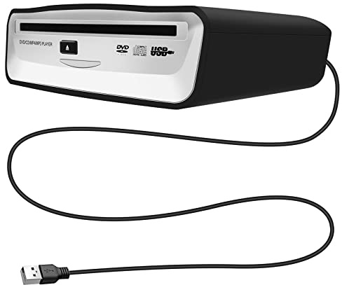 Iegefirm Interface USB 2.0 Autoradio CD/DVD Dish Box Player StéRéO Externe pour Android