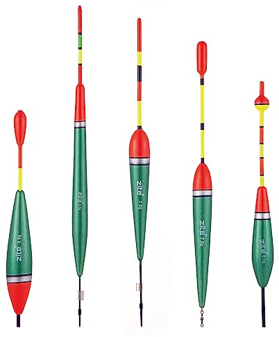 Zite Fishing karp poser set – fiskeposersortiment – 5-delad poserset (6 g, 7 g, 7 g, 8 g, 9 g) – perfekta fisketillbehör för karpfiske