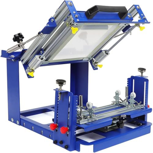 GJBMXSM 3.15inch/80mm Cylindrique Sérigraphie Presse Cylindrique Sérigraphie Machine Courbée Sérigraphie Machine pour Impression Mugs Stylo Tasse Bouteille Tige Seau