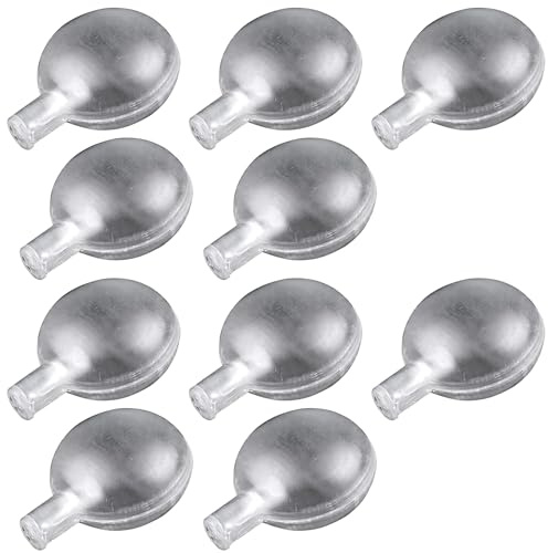 cyclingcolors 10x Squeaker Airbag Repuesto Inserción Sonido Ruido Juguete Plástico Transparente Mascotas, Ø30mm