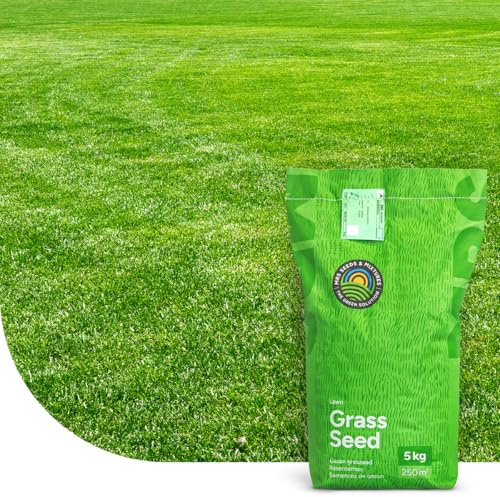 Rasen Nachsaat: Fast Repair | 15KG-750m2 | Schnellkeimende Rasensamen | Rasen nachsäen im Frühjahr und Herbst | Turbo Nachsaat | Testergebnis: SEHR GUT | MRS Seeds