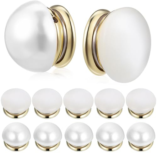 TOVINANNA Lot de 12 Broches Magnétiques en Cuivre pour Hijabs et Tissus, Accessoires Universels pour Style et Embellissement, Boutons Poids sans Couture Pratiques