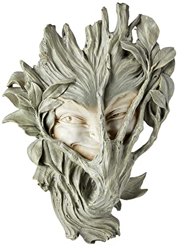 Design Toscano Wandskulptur Holzelfe, Maße: 23 x 12.5 x 33 cm 1.25 kg