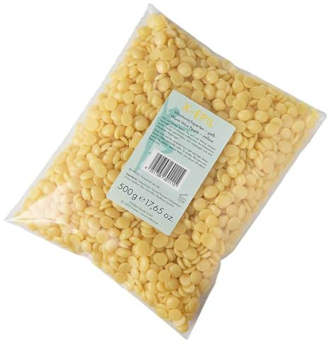 X-EPIL Warmwachs gelbe Perlen 500 g Mit Bienenwachs