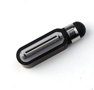 itronik® Stylus Soft Touch Staubschutz Eingabestift kompatibel mit Smartphones und Tablets schwarz Black Pen Stift