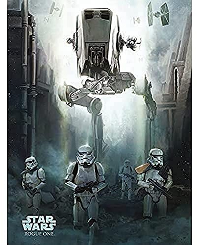 Star Wars Rogue One Stormtrooper Patrol, 60 x 80 cm, Leinwanddruck, Mehrfarbig