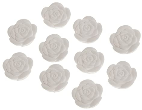 F Fityle 10 Stücke Duftstein Aromatische Ätherische Öl Raumdüfte Stein Weiß