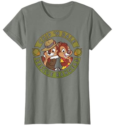 Disney Chip 'N Dale Rescue Rangers Logo Maglietta