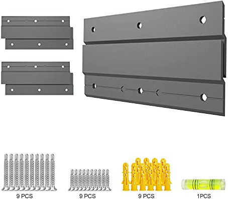 Französische Klampe Bilderaufhänger, hochwertige Z-Klammern und Halterungen, leichtes Wandaufhängungs-Set, ideal für die Montage von Spiegelaufhänger, Kunstrahmen (6  3 Pairs)