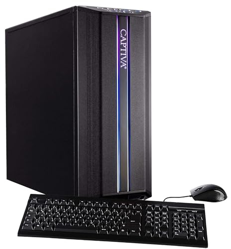 Captiva PC Power Starter R69-384 I AMD Ryzen 5 5600G I Mainboard A520M I 16GB DDR4 RAM I Radeon Graphics I 500GB M.2 SSD I ohne Windows I Office Personal Computer I WLAN I USB HDMI