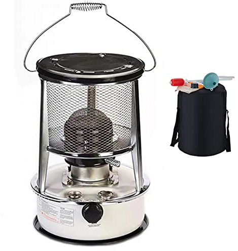 6-Liter-Kerosin-Heizung mit hoher Kapazität – Einer für den Innen- und Außenbereich, Heimbüro, Terrassendeck, Camping/Hochleistung 9000~10000 BTU/H, tragbar, All-i (B)