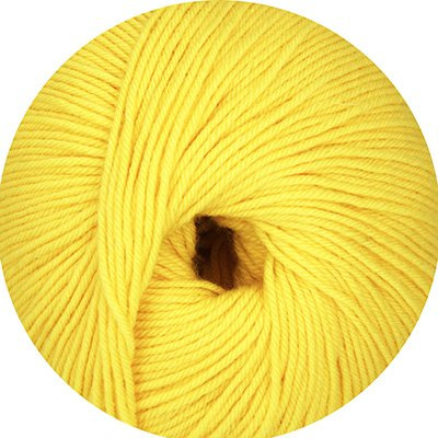 Linie 12 Street uni von Online Garne,4-fach Sockenwolle, 50 g 75% Schurwolle (Merino extrafein) 25% Polyamid, 210 m LL, superweich, 3 Maschenmarkierer zu jeder Bestellung (003 zartgelb)