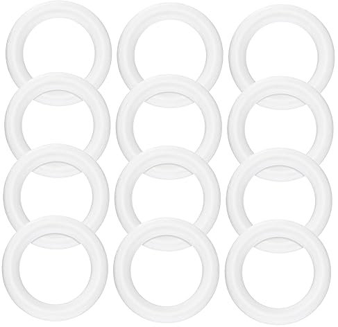 TEHAUX 12stücke DIY Bastelring Zubehör Runde Kreis Handwerk Versorgung Kranz Kreis Donut Bastelring
