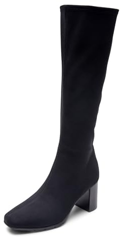 Aerosoles Women's Micah Tall Boots, Black Fabric, 9