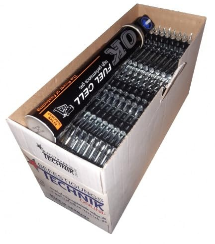 Clavos de hormigón 2,6 x 13 mm gas azul apto para Würth Diga CS1 Spit Pulsa 1000 Powers C3 BeA CN40 P