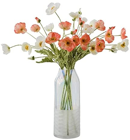 GaRcan Künstliche Blumen, Seidenblumen, wunderschön, künstliche Blumen, Brautstrauß, Hochzeitsstrauß, Zuhause, Büro, Party, Vasen-Set, Dekoration, Arrangement, künstliche Blumen