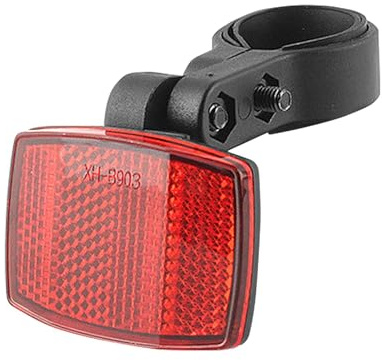 Reflectores de bicicleta de montaña, paneles reflectantes traseros ligeros - Reflector de advertencia trasera de bicicleta impermeable de seguridad - Piezas de conducción nocturna altamente