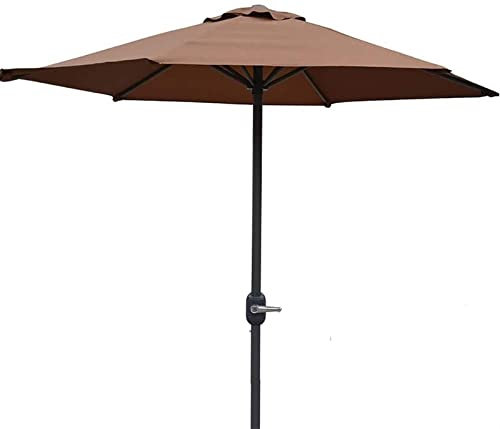 QUSYZD Sonnenschirme für den Garten, Gartenschirme, Füße, Tischschirm für den Außenbereich mit Kurbel, Eisenrippen, Marktschirm für Pool, Strand, Garten, Restaurant, o,