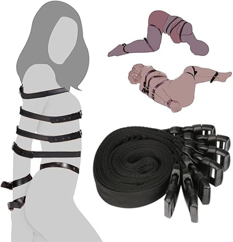 Sex Bondage BDSM 7 Multifunktionale Fitness GüRtel, Kombinierte Sport Training AusrüStung, Paar Geschenk FüR H
