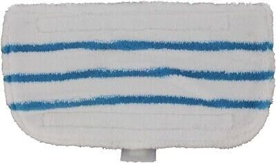 Cool Products Microfibre Steam Mop Replacement Pad for Black & Decker FSM, FSMH1621, FSMP20 Series, White with Blue Stripes