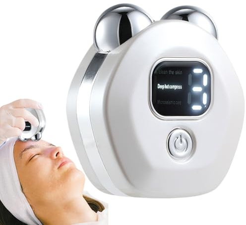 Dispositivo Lifting Viso Microcorrente Elettrico Regolabile Portatile | Massaggiatore Elettrico Viso Strumento Trattamento Rigenerante Pelle Quotidiano
