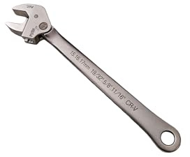 Yuwoda Zealux Tools Clé à cliquet réglable - Compatibilité multi-tailles (9-32 mm), acier CR-V durable, outil polyvalent 6 en 1 pour un usage domestique et professionnel, fabriqué à Taiwan (L (15-17