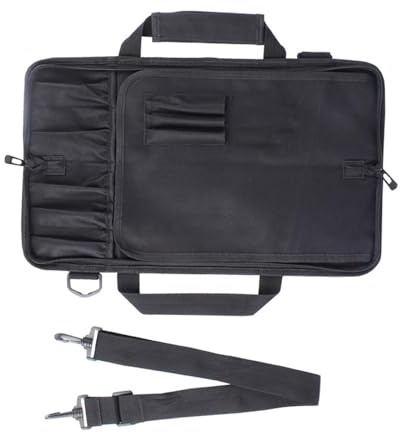 Amagogo Knife Roll 6 Slots Professional Stain Resistant Protected Pouch Storage Case for Backpacking Outdoor Activities Traveling
