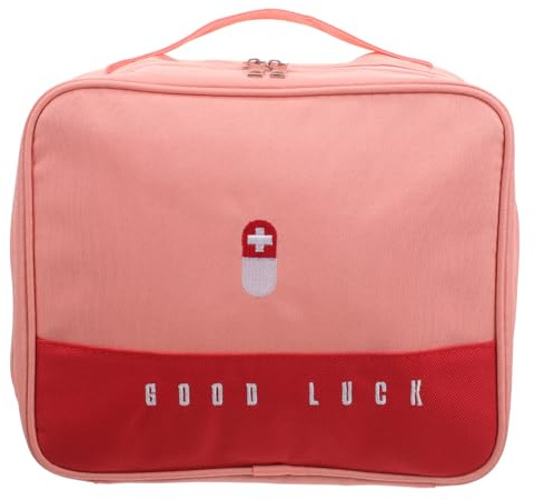 TEMPNAP Reiseapotheke Große Kapazität Tragbare Notfalltasche für Medikamente und Verschließbar für Outdoor Aktivitäten Wie Wandern Camping und Reisen