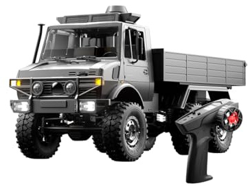 ExploTex Fernsteuerbarer Geländetransport-LKW Mit Sechsradantrieb Im Maßstab 1:18, Geschenkidee Zum Geburtstag